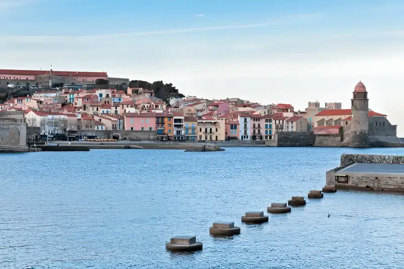 Taxi Côte Vermeille — vue de Collioure